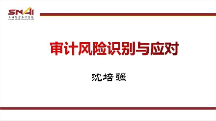 【CPA大讲堂】审计风险识别与应对